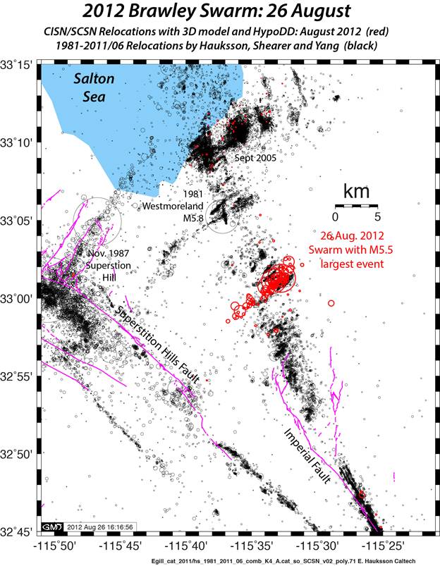 Current and Background Seismicity