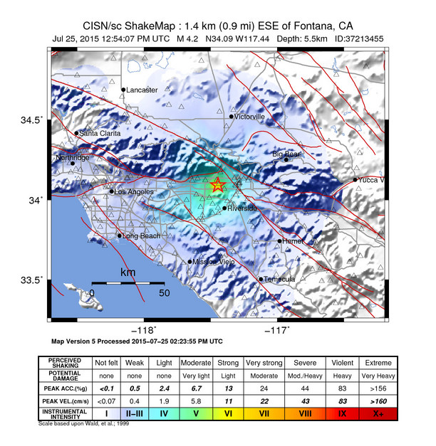 USGS ShakeMap